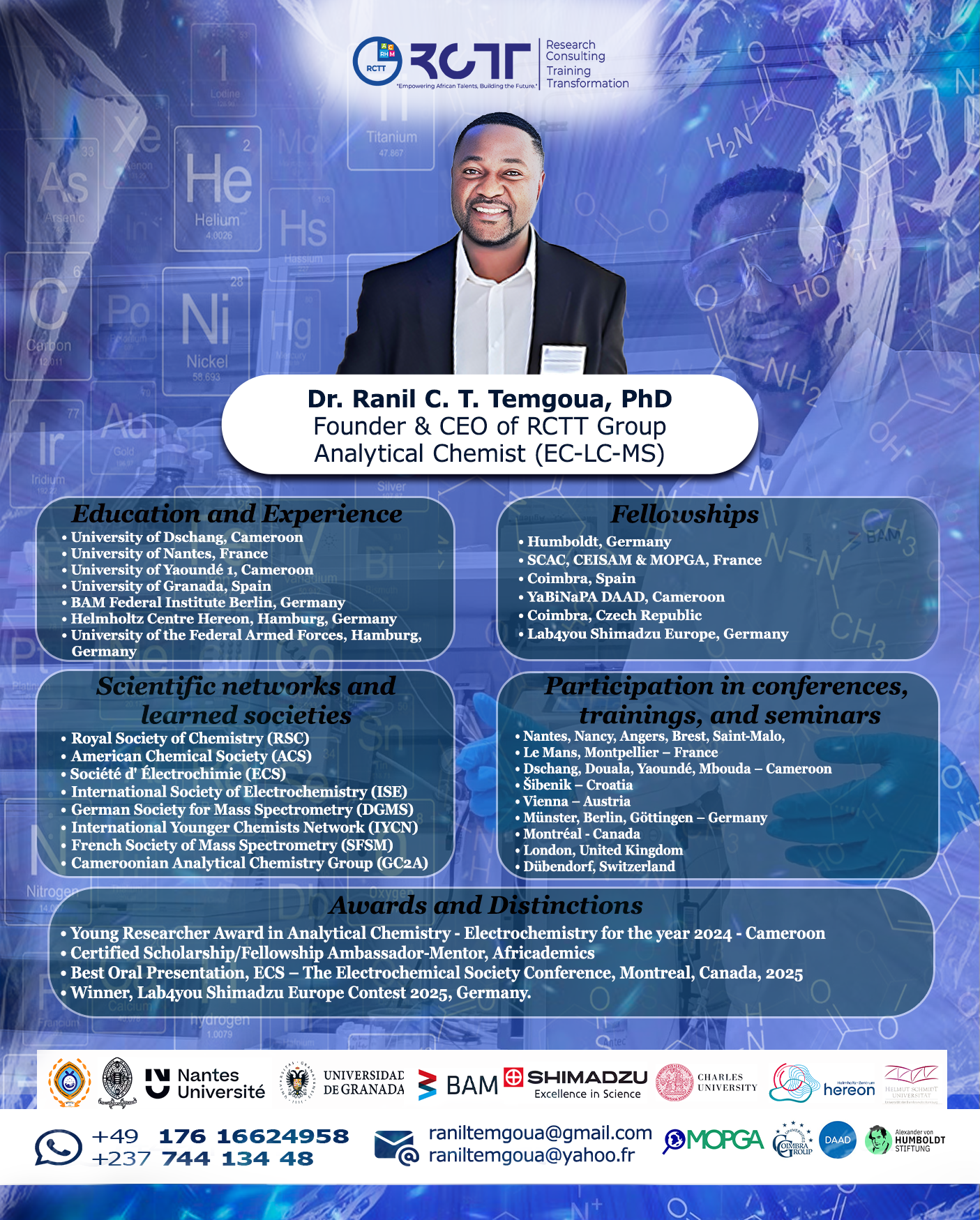 Academic Strategist | Mentor to Emerging Scientists | Analytical Chemistry Expert